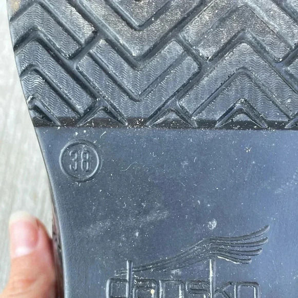 Dansko Metallic Multicolor Artsy Womens Comfort Clogs Size 38 Nursing Healthcare - Picture 6 of 6